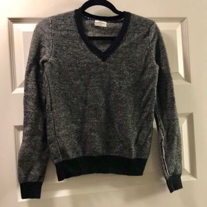 Madewell gray and black sweater - xs